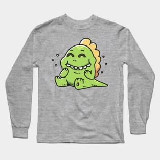 Green Zilla is Eating Long Sleeve T-Shirt